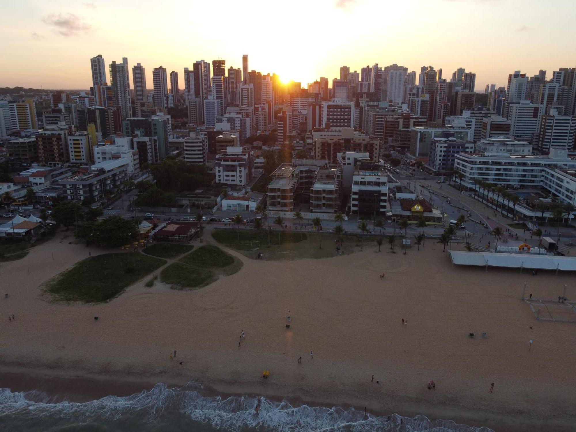 Apartament Flat A Beira Mar Na Orla De Cabo Branco João Pessoa Zewnętrze zdjęcie