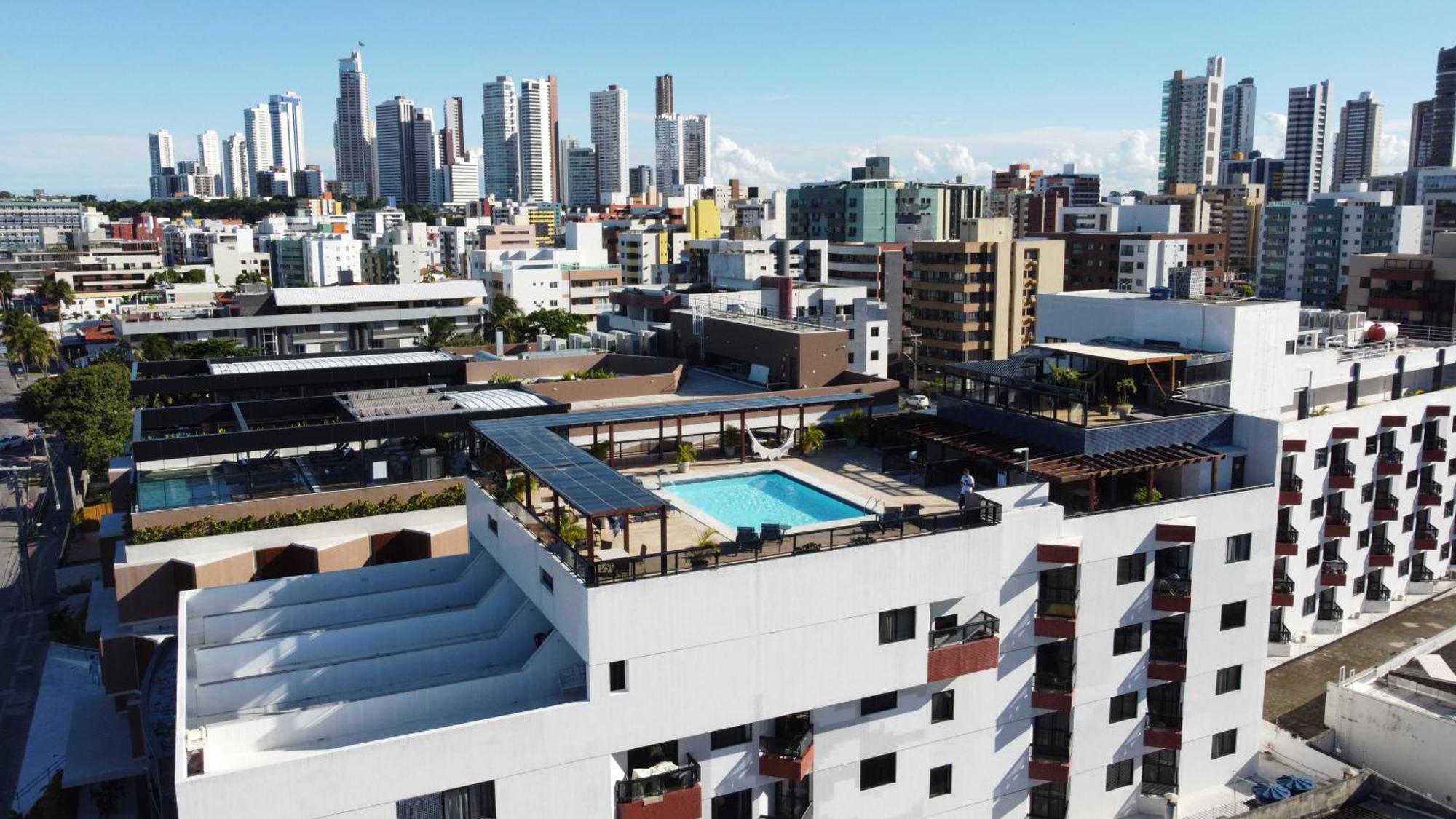 Apartament Flat A Beira Mar Na Orla De Cabo Branco João Pessoa Zewnętrze zdjęcie