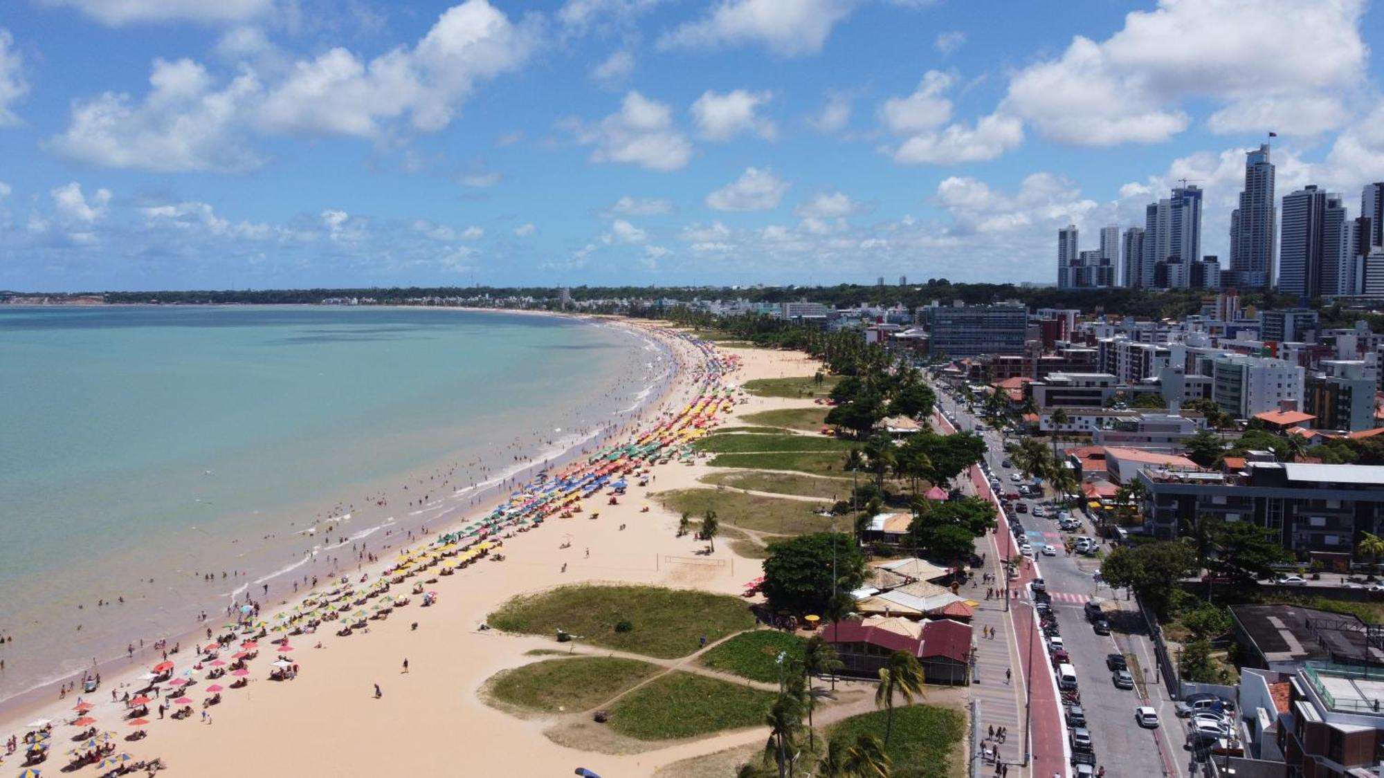 Apartament Flat A Beira Mar Na Orla De Cabo Branco João Pessoa Zewnętrze zdjęcie