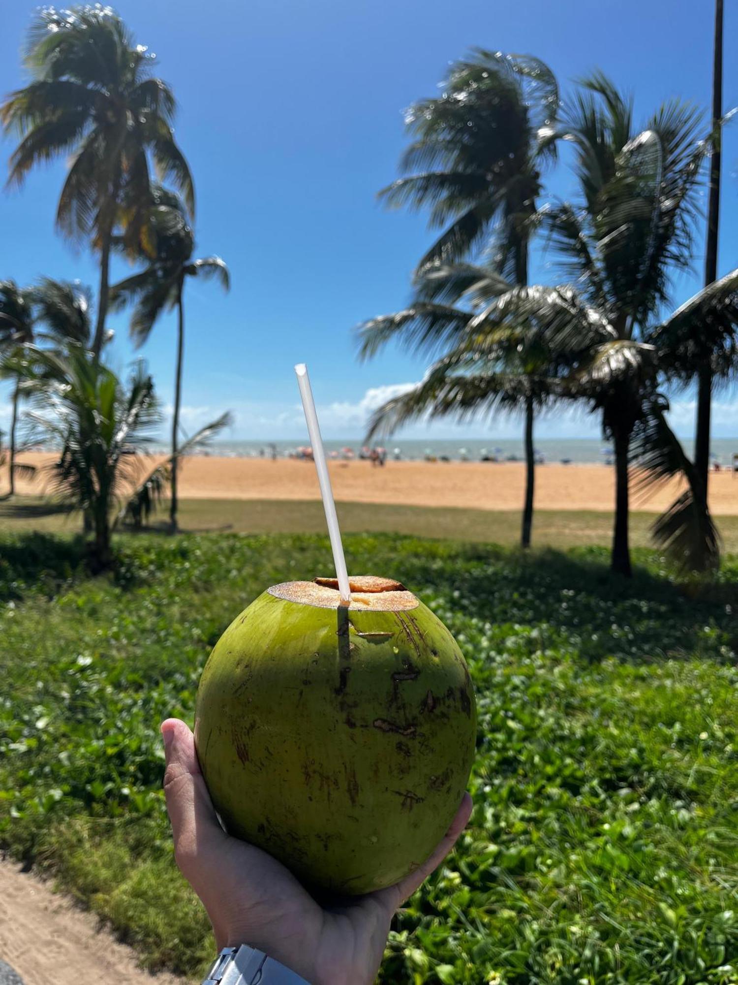Apartament Flat A Beira Mar Na Orla De Cabo Branco João Pessoa Zewnętrze zdjęcie