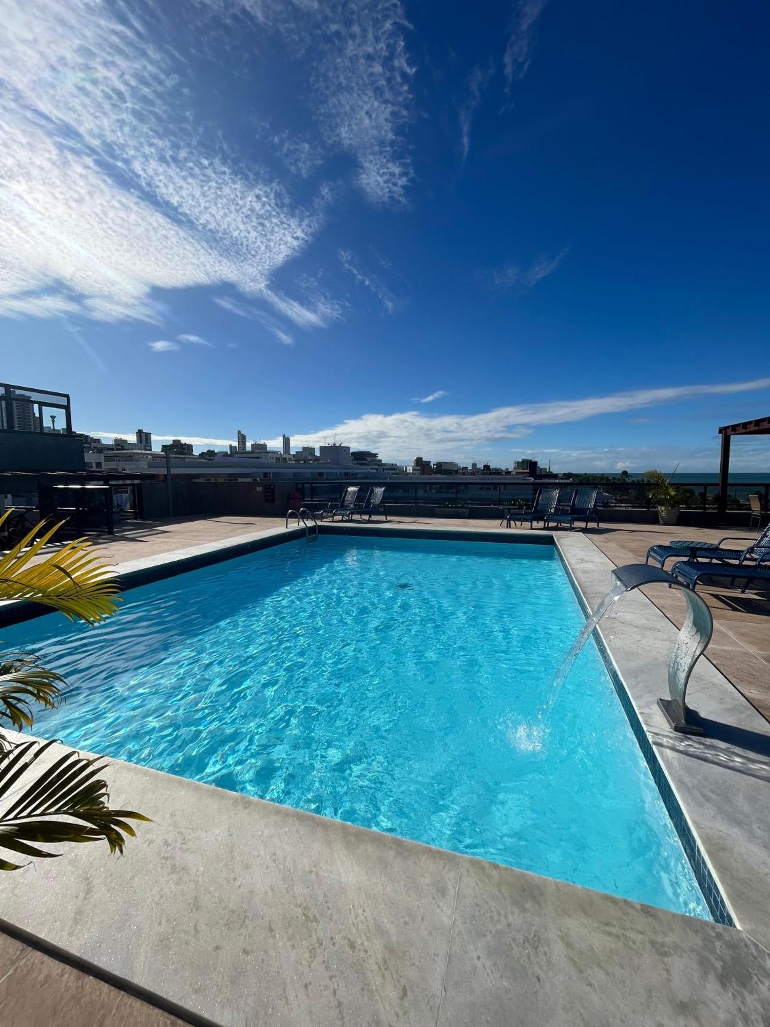 Apartament Flat A Beira Mar Na Orla De Cabo Branco João Pessoa Zewnętrze zdjęcie