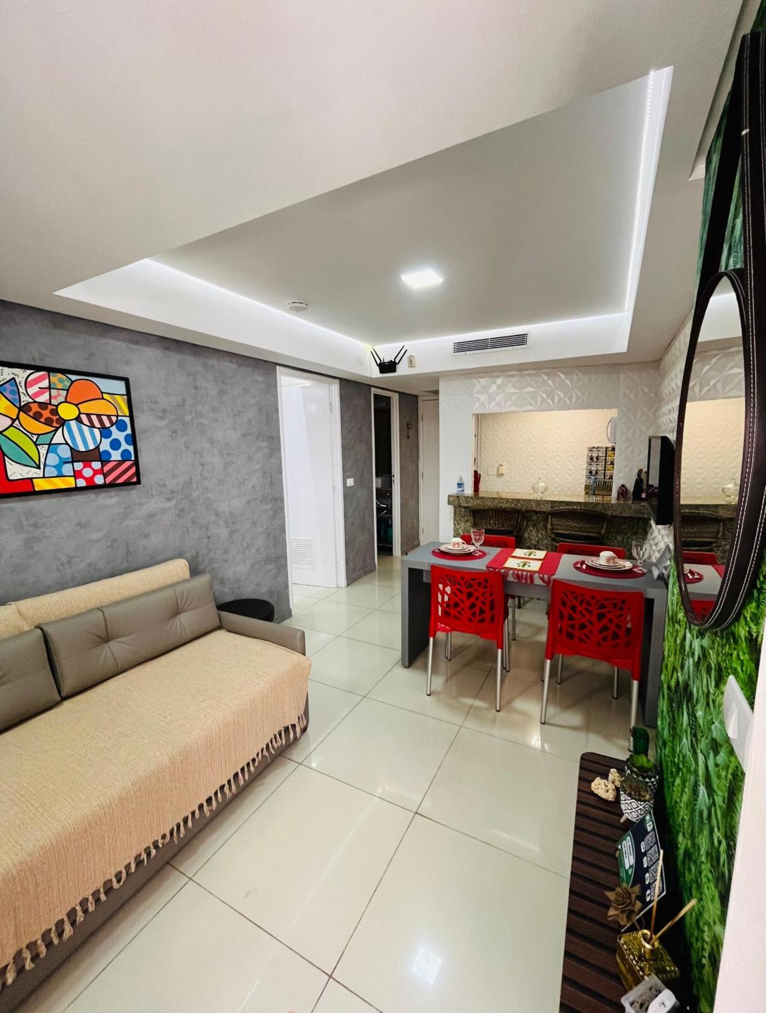 Apartament Flat A Beira Mar Na Orla De Cabo Branco João Pessoa Zewnętrze zdjęcie